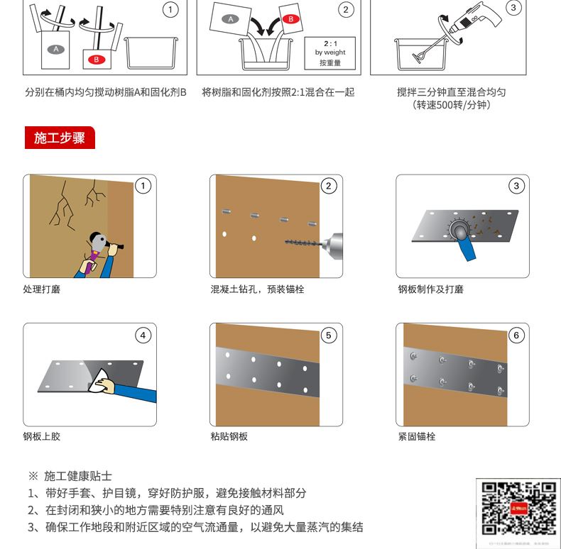 包钢安吉粘钢加固施工过程